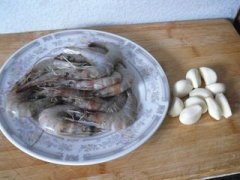蒜蓉开片虾的做法