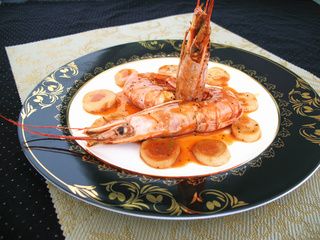 茄汁红酒大虾的做法