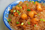 干贝海米炒粉丝的简单做法_干贝海米炒粉丝怎么做最好吃？
