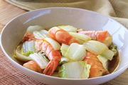 白菜烧大虾的简单做法_白菜烧大虾怎么做最好吃？