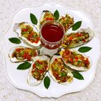 蒜蓉彩椒烤牡蛎怎么做好吃_蒜蓉彩椒烤牡蛎的做法