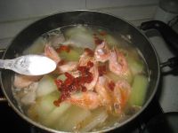 甜虾猪肝冬瓜汤怎么做好吃_甜虾猪肝冬瓜汤的做法